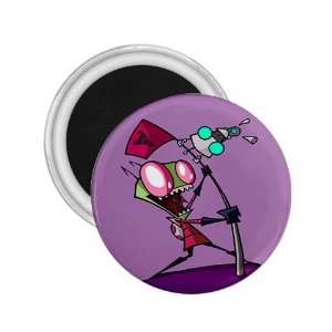 Invader Zim Souvenir Magnet 2.25 