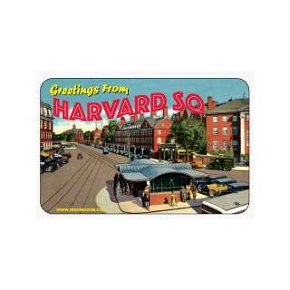  Fridgedoor Cambridge Harvard Square Domed Magnet 