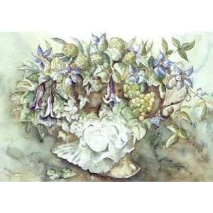 Flower Aquarel I Elizabeth Veltman Adriaansz. 15.75 inches by 11.75 