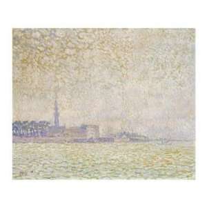   Rysselberghe   A VIew Of Veere, Misty Morning Giclee