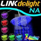 No BATTERY NEE​D 360° Adjustable Round Romantic 7 Color LED Shower 