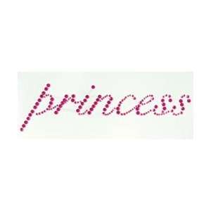 Kaisercraft Self Adhesive Rhinestone Words Princess Pink SB241; 6 