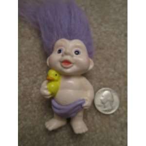  Magic Troll by Applause Bath Troll with Purple Hair 