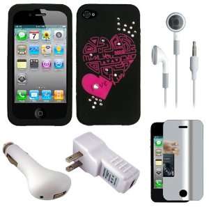  Protective Soft Silicone Skin Cover Case for Verizon Wireless Apple 