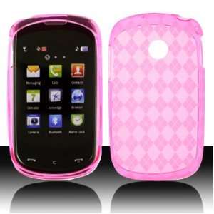  LG 800G Cookie Style TracFone Net10 Crystal SKin Hot Pink 