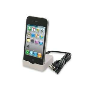  USB Cradle for Apple iPhone 4 (White) Electronics