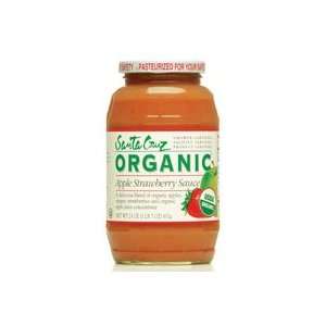 Santa Cruz Organic Applesauce, Og, Strawberry, 23 Ounce  