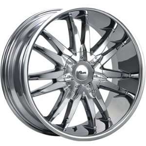 Pacer Rave 20x9 Chrome Wheel / Rim 5x4.5 & 5x4.75 with a 15mm Offset 