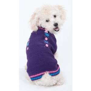    Seasonal 688712 Medium Co Ed Heart Sweater   Purple