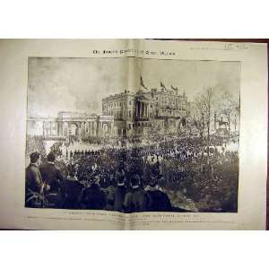   1901 Queen Victoria Funeral Cortege Apsley Naval Print