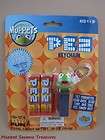 NEW Muppet Show KERMIT THE FROG PEZ DISPENSER KEYCHAIN w/ Candy Sealed 