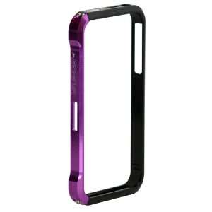 Vapor 4 Purple & Black Aluminum Bumper Frame Case for iPhone 4G 4S   U 
