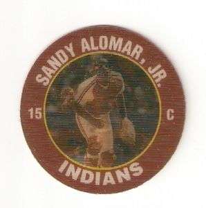 1992 Sandy Alomar Jr. 13/4 7 11 Slurpee Disc #6/26  