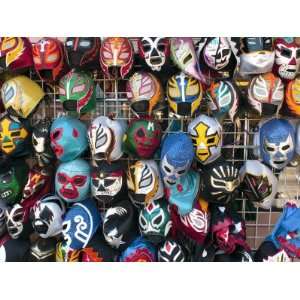  Mexican Wrestling Masks for Sale on South Vanness Avenue 