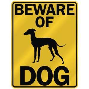 BEWARE OF  ITALIAN GREYHOUND  PARKING SIGN DOG