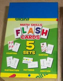 Early Learning Math Skill Flashcard Set autism ABA  
