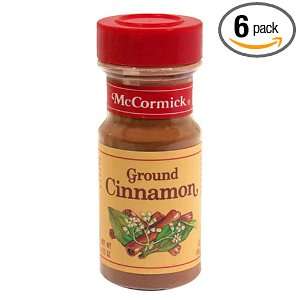 McCormick Ground Cinnamon, 4.12 Ounce Units (Pack of 6 )  