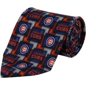  Chicago Cubs Pattern 2 Silk Necktie