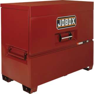 Jobox 60in Piano Lid Box Site Vault Security Syst 47.5 cu ft 60x31x50 