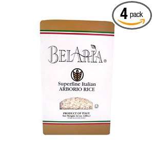 Bel Aria Arborio Rice, 32 Ounce Packages (Pack of 4)  
