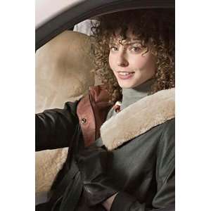   Lowback Custom Sheepskin Car Seat Cover/Drivers, CAMEL, Size 1 SIZE