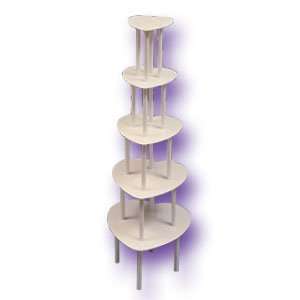  HEART SEPERATOR PLATES AND COLUMNS SET 4 TIER Everything 