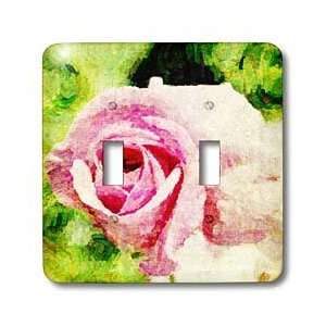   Art  Romantic Flowers   Light Switch Covers   double toggle switch