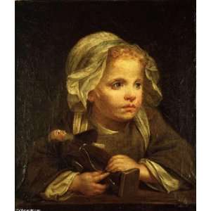   Jean Baptiste Greuze   24 x 28 inches   Girl with a