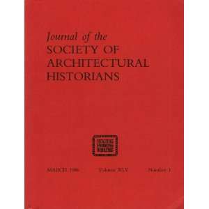  Journal of the Society of Architectural Historians 1986 