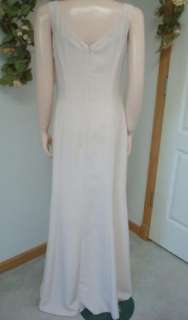 P26 NWT $150 Champagne Satin Alyce Formal Gown 12  