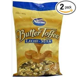 Arcor Milk Butter Kosher Toffe Candy Large (Dairy) 2 Packs  