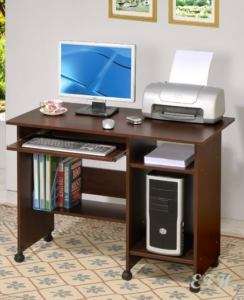 KERMAN WALNUT LAMINATE VENEER HOME OFFICE COMPUTER DESK  