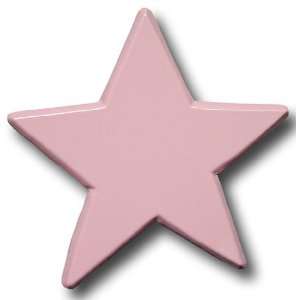 One World   Pastel Pink Star Drawer Pull Baby