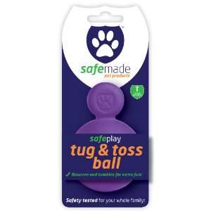  Safe Play Tug and Toss Ball Toy For Dogs, Small, Purple 