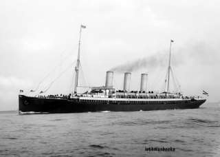 SS Normannia Steamship Ship Ocean Liner 1899  