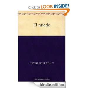 El miedo (Spanish Edition) Guy de Maupassant  Kindle 