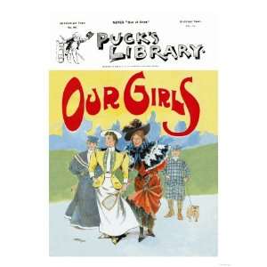   Pucks Library Our Girls Giclee Poster Print, 24x32