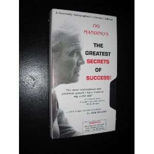 Og Mandinos The Greatest Secrets of Success (VHS)
