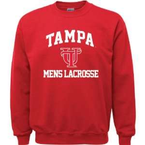  Tampa Spartans Red Youth Mens Lacrosse Arch Crewneck 