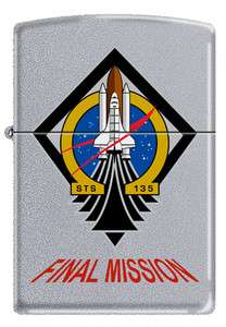 STS 135 Space Shuttle Mission 135 Zippo MIB NASA  