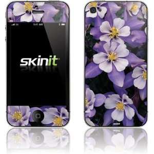  Blue Columbine Flower skin for Apple iPhone 4 / 4S 