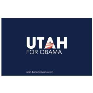 Barack Obama   (Utah for Obama) Campaign Poster   36 x 24 