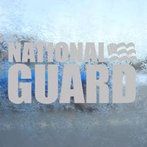  National Guard US Army Gray Decal Truck Window Gray 