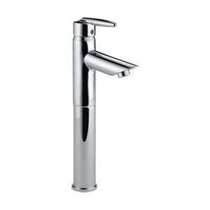  Delta 585 VLPU Grail 1 Handle Bathroom Faucet in Chrome 