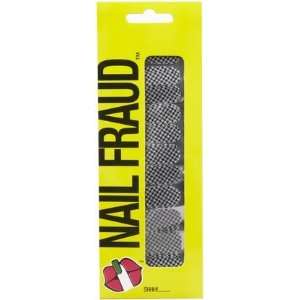 Nail Fraud Nail Polish Strips, Glitter Houndstooth Hotty (Quantity of 