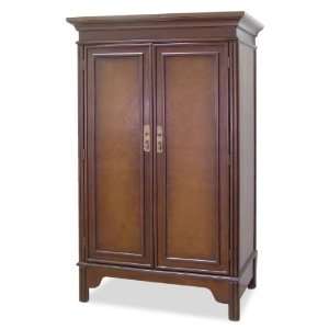  Brown Crackle TV Armoire