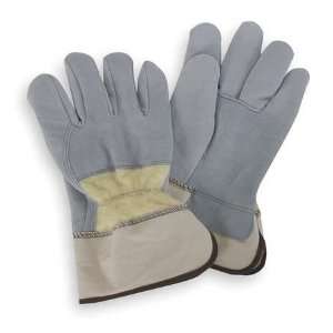 Kevlar Lined Cut Resistant Leather Gloves Leather Palm Glove,Cowhide,L