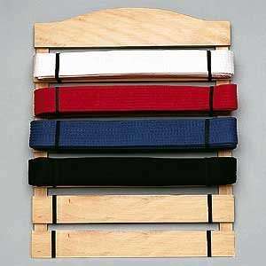  Karate 6 Belt Display Wood Rack