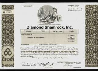 OIL Diamond Shamrock Inc ( now Valero Energy San Antonio TX) Charles 