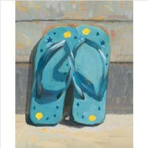   20812016CT Blue Flip Flops Outdoor Art   Craig Nelson